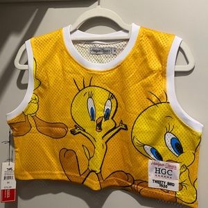 Tweety Bird Crop Top (medium)